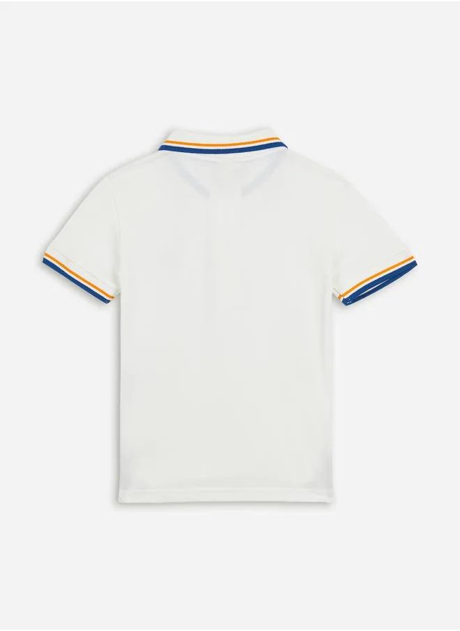 victor and jane Embroidered Logo Detail Polo T-Shirt by Styli