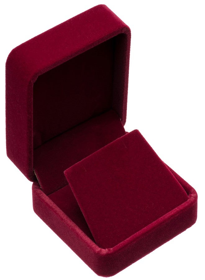 Giftop Velvet Earring Gift Boxes Jewelry Box (Red) - Image 2
