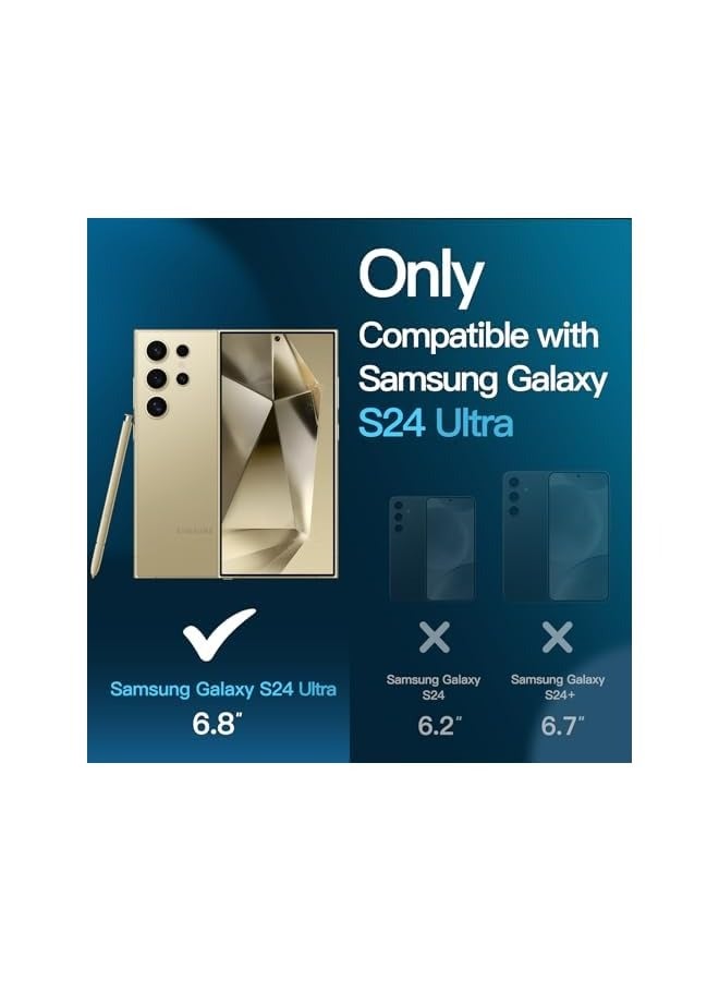Jetech Screen Protector for Galaxy S24 Ultra 5G 6.8-Inch with Camera Lens Protector, Tempered Glass Film, Easy Installation Tool, Fingerprint ID Compatible, HD Clear, 2-Pack Each - Image 3