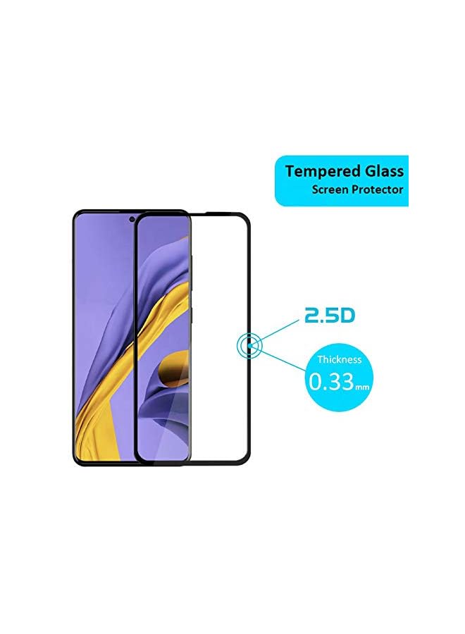 erorex Galaxy A71 Screen Protector Glass Full Glue Screen Guard Anti Explosion 2.5D For Samsung Galaxy A71 By Nice.Store.Uae - Image 4