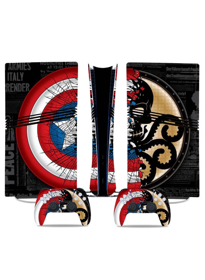 general PS5 Pro Game Console Sticker Digital Version Of The Main Machine Sticker Handle Protective Film PS5 PRO Accessories-Color:TN-P5PDigital-0104 - Image 1