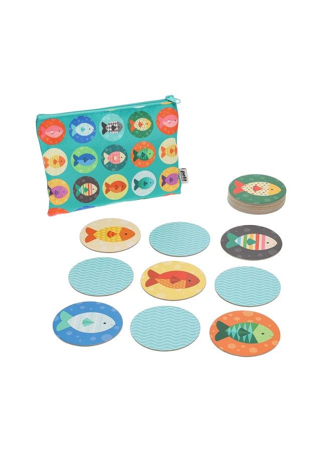Petit Collage Gone Fishing Matching Game - Image 2