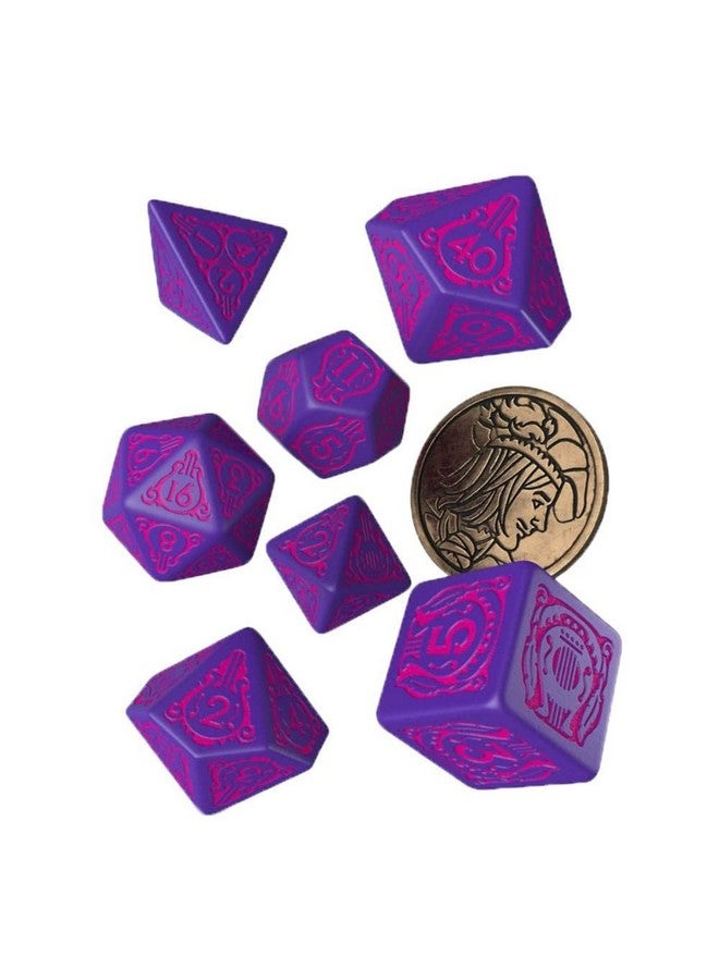 Q WORKSHOP Q-Workshop Witcher Dice Set. Dandelion - Q-Workshop Conqueror of Hearts - Image 2