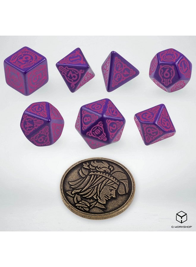 Q WORKSHOP Q-Workshop Witcher Dice Set. Dandelion - Q-Workshop Conqueror of Hearts - Image 4