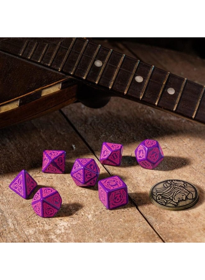 Q WORKSHOP Q-Workshop Witcher Dice Set. Dandelion - Q-Workshop Conqueror of Hearts - Image 3