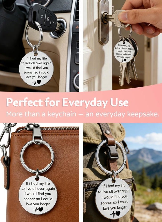 Lovingly Yours Valentines Day Gifts for Him Her Kids, Anniversary Birthday Gifts for Men Women, Romantic Keychain Gifts for Boyfriend Girlfriend Husband Wife Couple - Image 5
