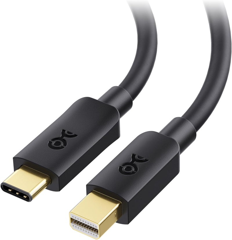 CableMatters Unidirectional USB C to Mini DisplayPort Cable - 6ft, (USB C to Mini DP Cable) Supporting 4K 60Hz - Not Compatible with USBC or Thunderbolt 3 Storage, Not for Thunderbolt/USBC Monitor - Image 1