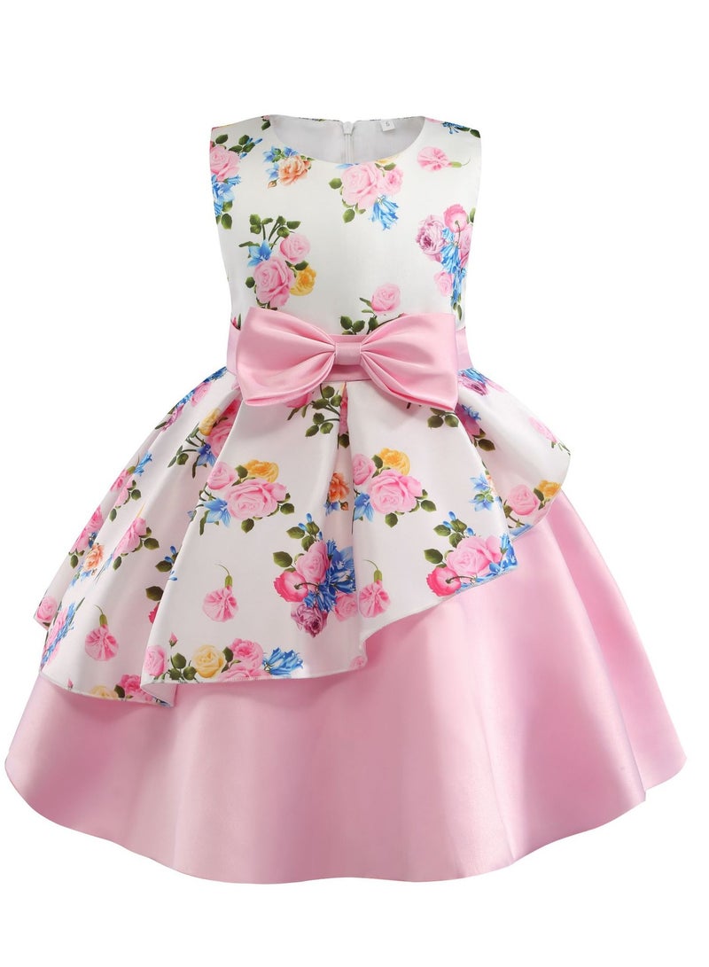 NIBEMINENT Girl princess dress Pink - Image 1