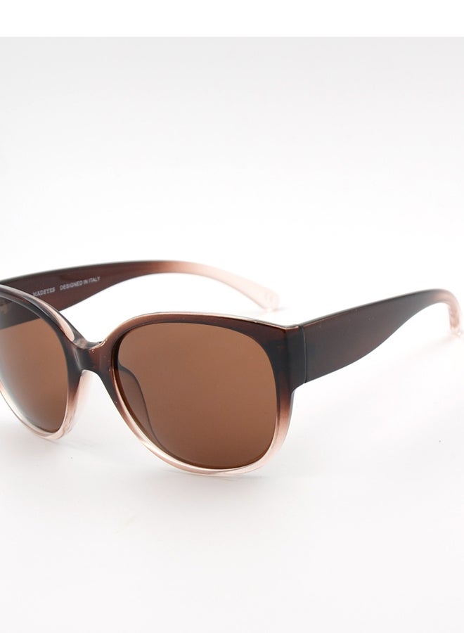 MADEYES Men's UV Protection Sunglasses EE6P157-1 - Dk.Brown/Lt.Brown - Image 2