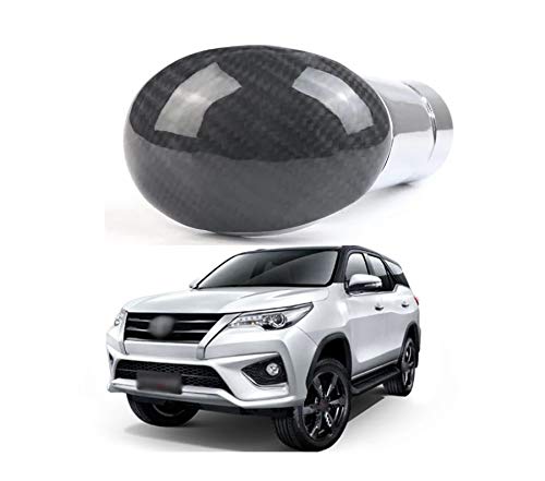 PRIKNIK Carbon Fiber Car Gear Shifter Lever Manual Modified Shifter Knob Handle Shift Lever Fit with 8mm 10mm 12mm Adapters Compatible with T-oyota F-ortuner - Image 4