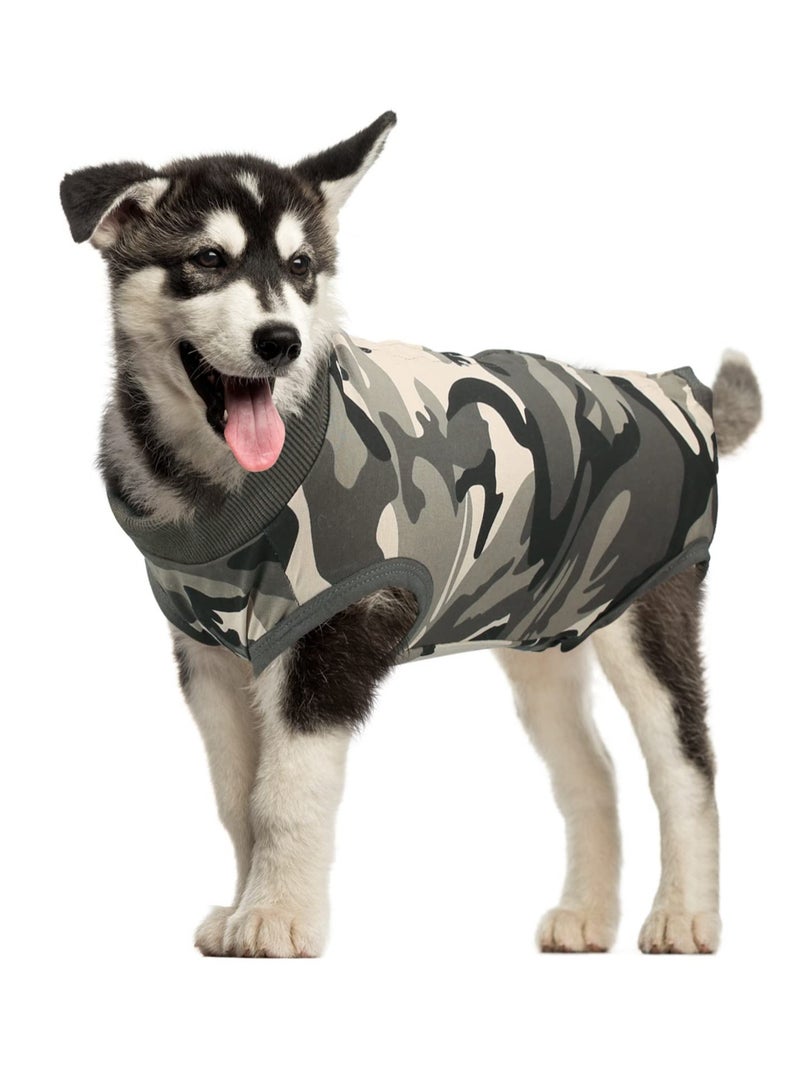 Excefore Dog Recovery Suit Anti-Licking Dog Onesie After Surgery Wound Protection Comfy and Stylish Dog Recovery Suit for Post Surgery Care M - Image 1