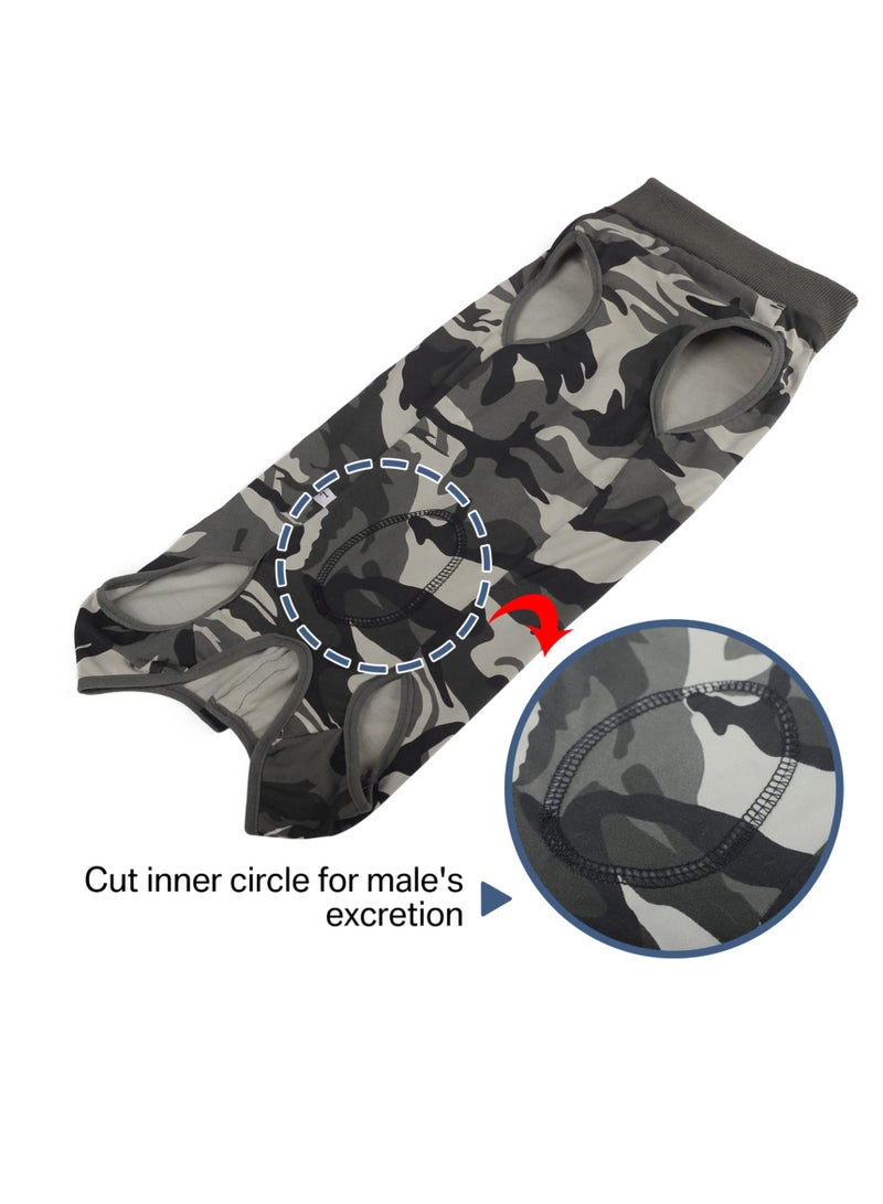 Excefore Dog Recovery Suit Anti-Licking Dog Onesie After Surgery Wound Protection Comfy and Stylish Dog Recovery Suit for Post Surgery Care M - Image 2