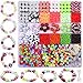 BBita 2480pcs Sports Ball Polymer Clay Beads Charms for Friendship Bracelets Making Kit Cute Fun Beads DIY Arts Crafts Birthday Gifts for Kids Girls Baseball Basketball Soccer Rugby Volleyball Football Bead - Image 3