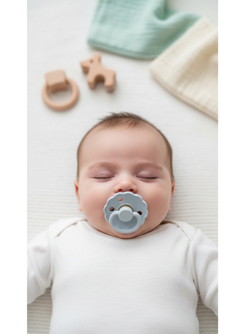 FRIGG Natural Latex Baby Pacifier | Size 2 (6–18 Months) | BPA-Free, Orthodontic Soother | Designed & Made in Denmark - Image 4