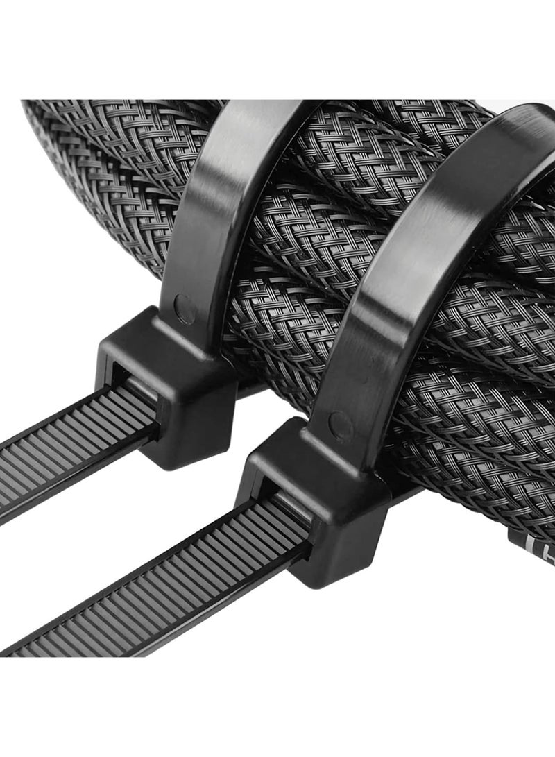 SUNSAR Cable Ties Black - 200 Pack 300mmx3.6mm Cable Ties, Home, Office, Garden Ties - Image 2