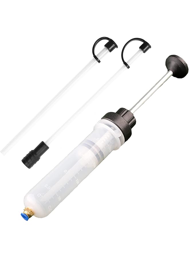 KASTWAVE 200Cc Fluid Extractor, Automotive Fluid Extractor Pump, Oil Extractor/Oil Syringe, Manual Fuel Suction & Filler, Fluid Change Evacuator (7 Oz./0.21 Qt.) - Image 1