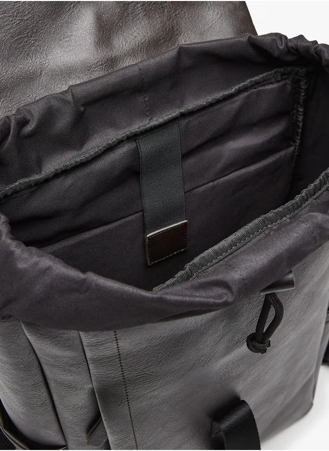 ال بي ال من شو اكسبرس Solid Drawstring Backpack with Adjustable Straps - 15x40x31 cm