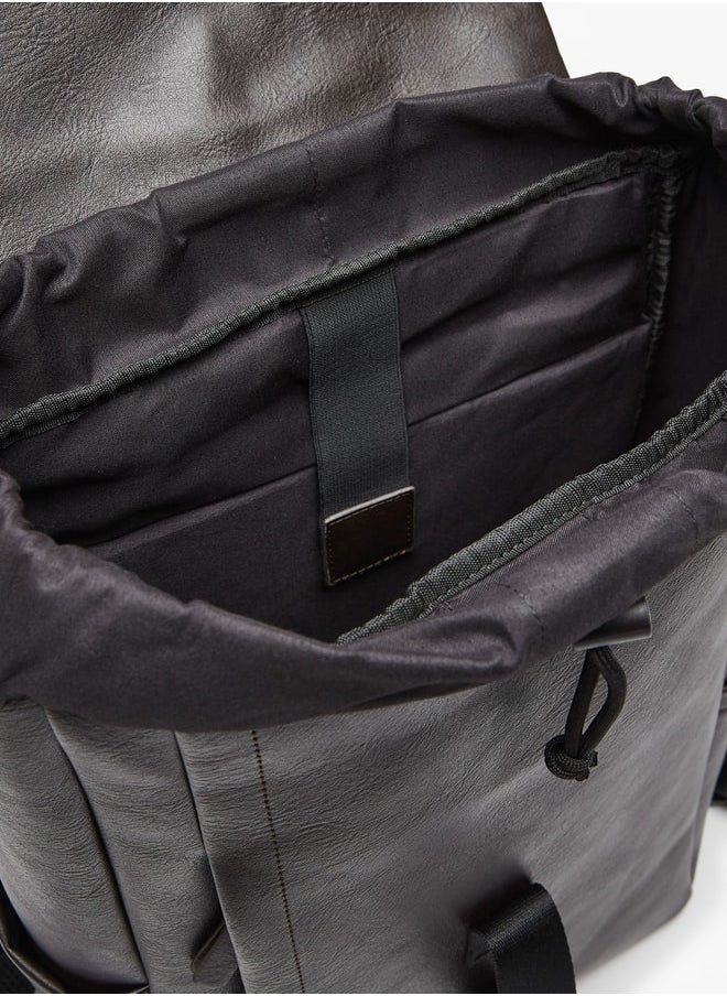LBL by Shoexpress Solid Drawstring Backpack with Adjustable Straps - 15x40x31 cm  - Image 5