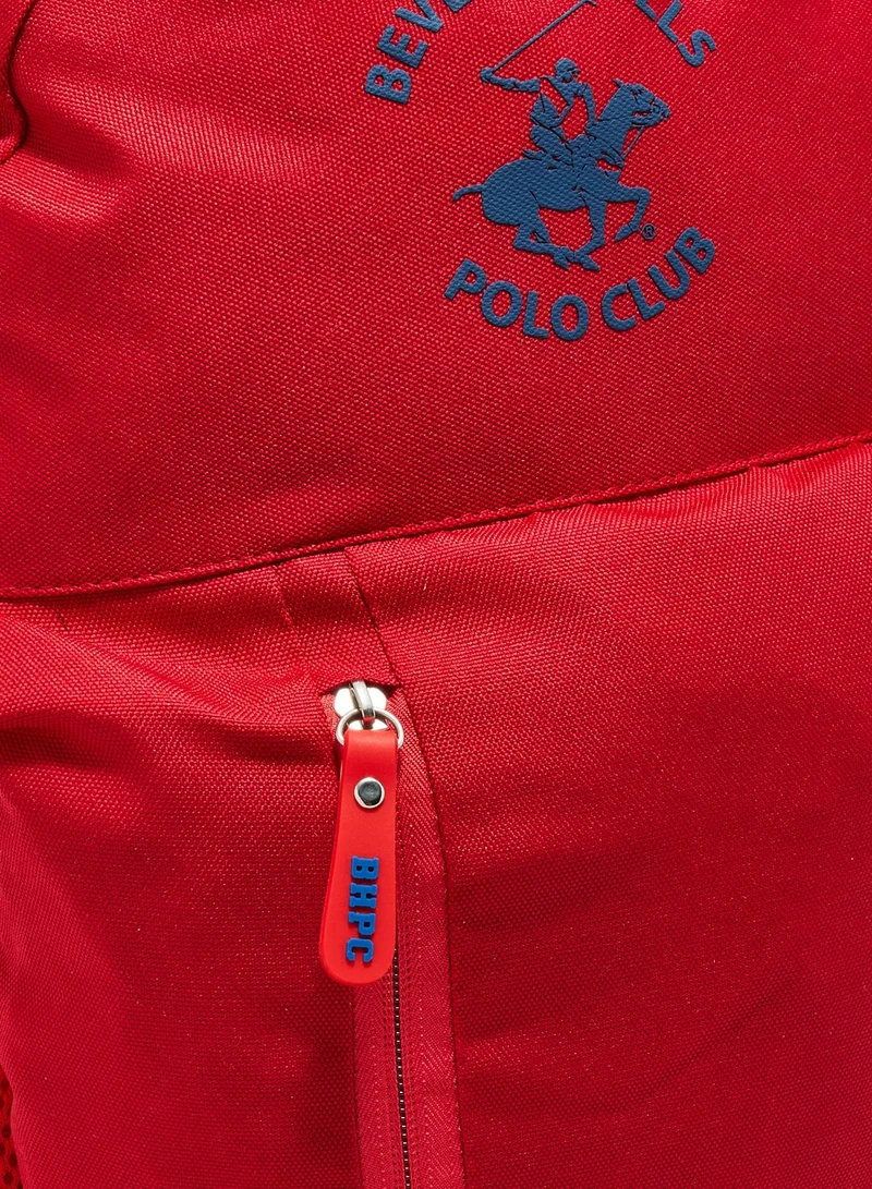 bhpoloclub Logo Front Zip Backpack