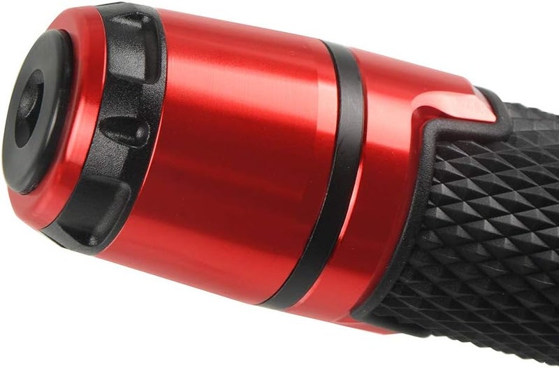 LANQIAN 7/8'' 22mm CNC Aluminum Motorcycle Handlebar Grips for GSXR Models - Red - Image 5