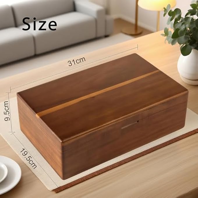 Funito Wooden Tea Bag Organizers Tea Packet Storage Boxes Tea Caddy Forbags Chest Teabag Holder Containers - Image 3