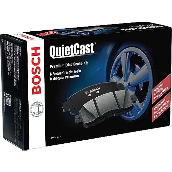 BOSCH BC2076 QuietCast Premium Ceramic Disc Brake Pad Set  Compatible With Select Lexus ES300h ES350 UX200 UX250h Toyota Avalon Camry RAV4 FRONT - Image 2