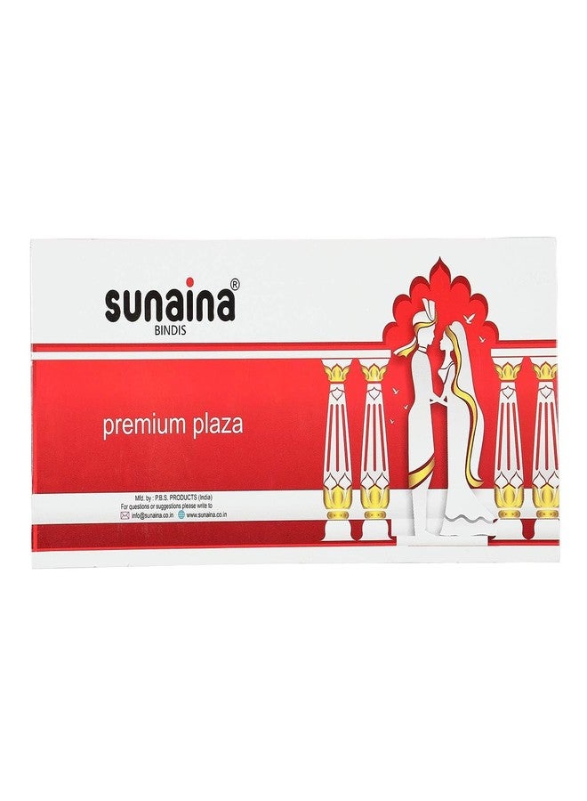 Sunaina Premium Plaza White Bindi for Women Size-7 (Size 12MM) (SPPMW107) - Image 4