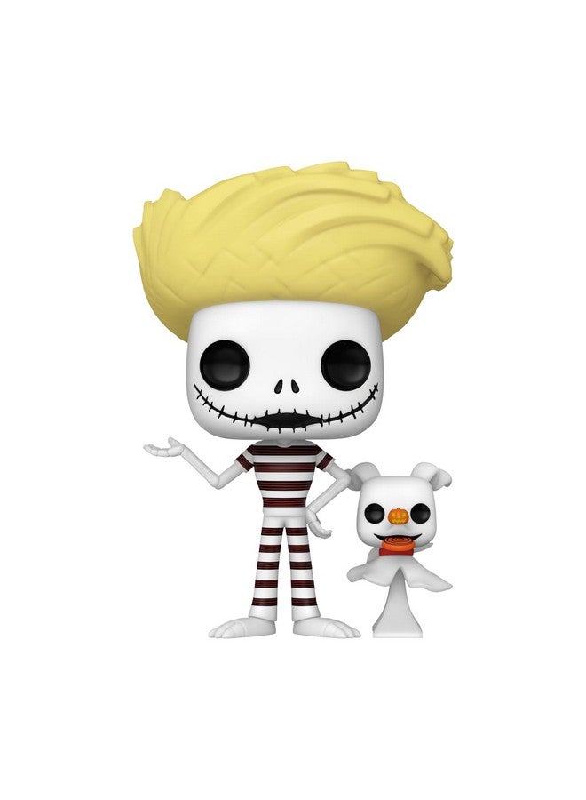 Funko POP! & Buddy: The Nightmare Before Christmas - Jack Skellington with Zero - (Beach) - Disney: The Nightmare Before Christmas - Collectable Vinyl Figure - Gift Idea - Official Merchandise - Image 2