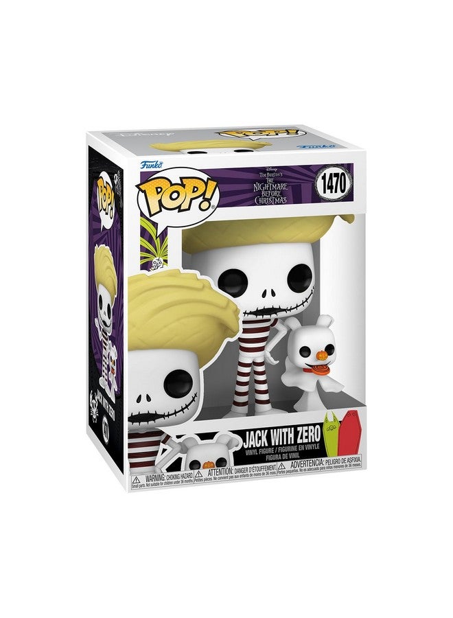 Funko POP! & Buddy: The Nightmare Before Christmas - Jack Skellington with Zero - (Beach) - Disney: The Nightmare Before Christmas - Collectable Vinyl Figure - Gift Idea - Official Merchandise - Image 1