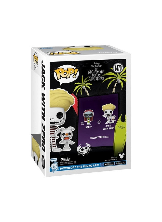 Funko POP! & Buddy: The Nightmare Before Christmas - Jack Skellington with Zero - (Beach) - Disney: The Nightmare Before Christmas - Collectable Vinyl Figure - Gift Idea - Official Merchandise - Image 3