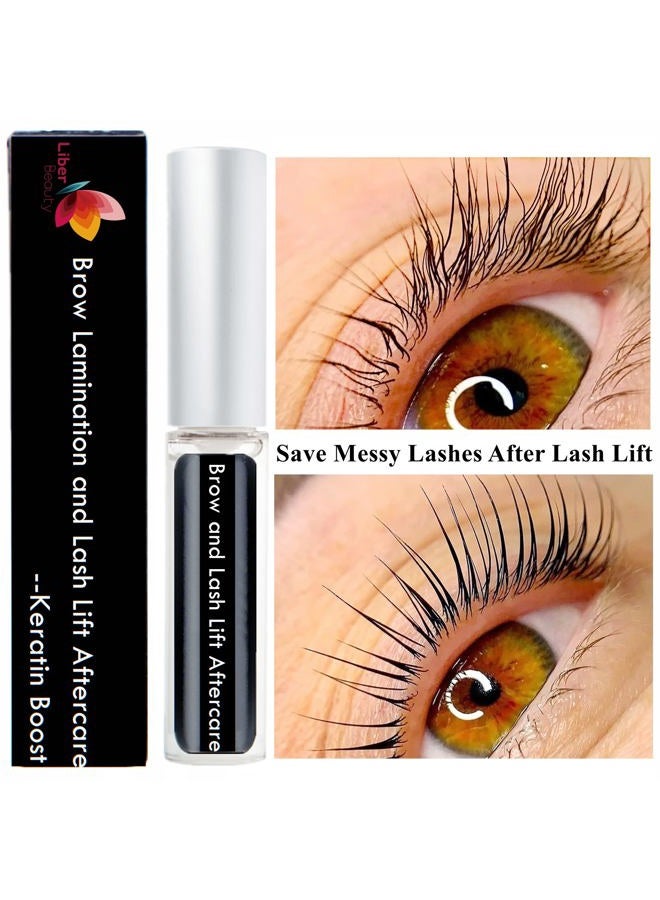 N.C Lash Lift Care, Brow Lamination Aftercare Eyelash Perm Nutrition, Treat Burning Eyebrow Save Messy Lash, 8 weeks Keratin Care For and Perm/Lift(7ml) - Image 4