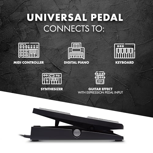M-AUDIO EX-P Expression Pedal for Keyboards, MIDI Keyboards / Controllers and Supported Guitar Effects Pedals - Image 2