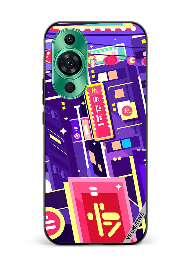 VR CREATIVE Protective Case Cover For Huawei nova 11 Ultra Evening Chinese City Design Multicolour - Image 1