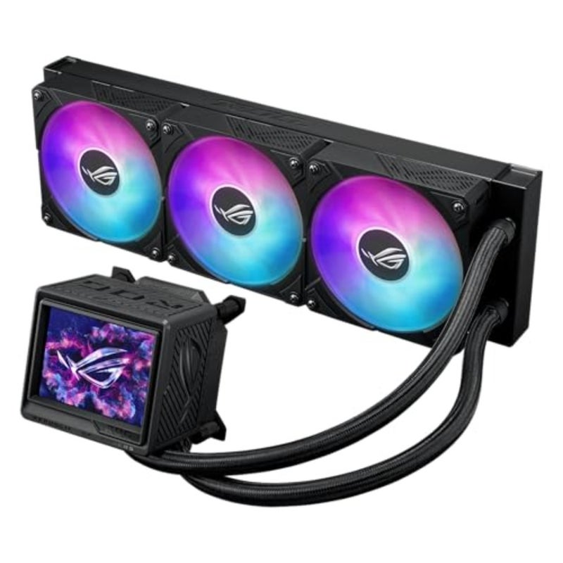 III 360 ARGB Extreme AIO Gaming CPU Liquid Cooler: Asetek Emma Gen8 V2 pump, 3.5 Full Color LCD, Copper Cold Plate, Magnetic Daisy-chainable Fan - Image 4
