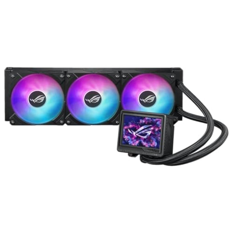 III 360 ARGB Extreme AIO Gaming CPU Liquid Cooler: Asetek Emma Gen8 V2 pump, 3.5 Full Color LCD, Copper Cold Plate, Magnetic Daisy-chainable Fan - Image 1