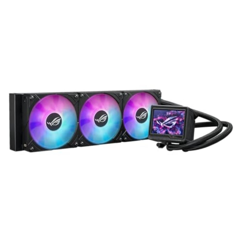 III 360 ARGB Extreme AIO Gaming CPU Liquid Cooler: Asetek Emma Gen8 V2 pump, 3.5 Full Color LCD, Copper Cold Plate, Magnetic Daisy-chainable Fan - Image 3