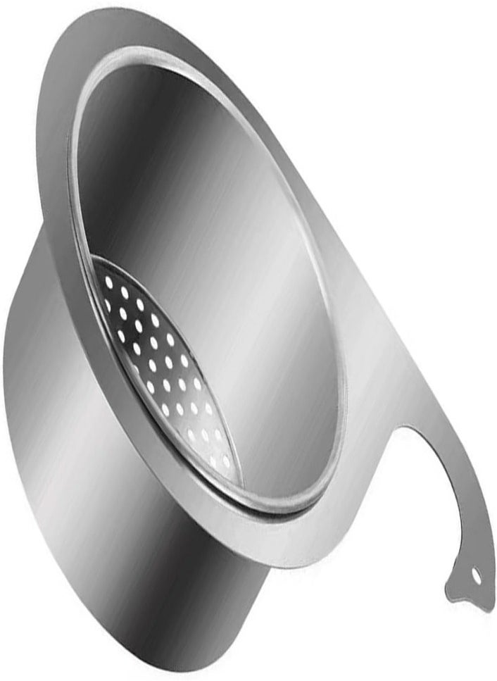 XVersion Stainless Steel Sink Drain Strainer Basket –New Hanging Sink Colander, Multifunctional Food Waste Filter & Vegetable Washer for Kitchen Sink  - Image 3