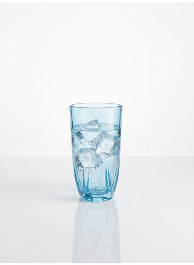 Luminarc طقم أكواب لومينارك 6 قطع سعة 350 مل، أزرق سماء إيفل للعصير، الماء، المشروبات الغازية، المشروبات الكحولية، المشروبات الساخنة - Image 1