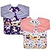 Lictin 2 Pack Kids Art Smocks Toddler Smock Waterproof Artist Painting Aprons for Children with Long Sleeve and 3 Pockets for Age 38 Years Pink - Image 3
