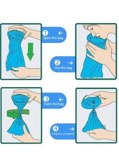 SYOSI Sick Bags Vomit Bags Barf Bags Disposable Emesis Bag Aircraft Car Sickness Bag Nausea Bags for Travel Motion Sickness Portable Leakproof and Puncture-Proof 1000 ml 15PCS  - Image 4