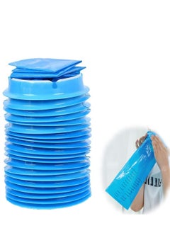 SYOSI Sick Bags Vomit Bags Barf Bags Disposable Emesis Bag Aircraft Car Sickness Bag Nausea Bags for Travel Motion Sickness Portable Leakproof and Puncture-Proof 1000 ml 15PCS  - Image 1