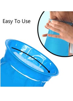 SYOSI Sick Bags Vomit Bags Barf Bags Disposable Emesis Bag Aircraft Car Sickness Bag Nausea Bags for Travel Motion Sickness Portable Leakproof and Puncture-Proof 1000 ml 15PCS  - Image 5