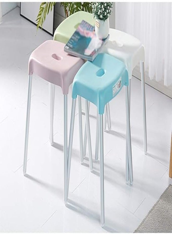 CIPLA PLAST HoYo DIY Stool | Stool for Living Room, Bathrooms, Sitting, Home use, Kitchen | Bathing Stool | Steel Pipes | Strong and Durable Plastic Seating |10 inch(Blue) - Image 2