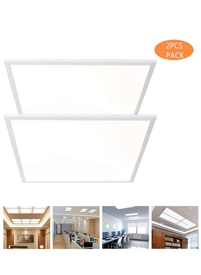ALNAJM Lighting - LED Panel Light 60x60 cm 150 Watt 6500K 2 Pcs - Image 1