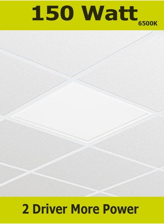 ALNAJM Lighting - LED Panel Light 60x60 cm 150 Watt 6500K 2 Pcs - Image 1
