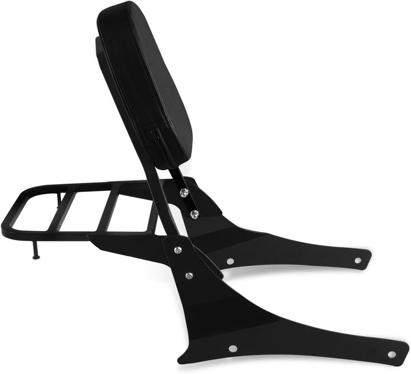 SWESGI Sissy Bar for Suzuki VL800 Boulevard C50 M50 Passenger Backrest with Luggage Rack (Black) - Image 3