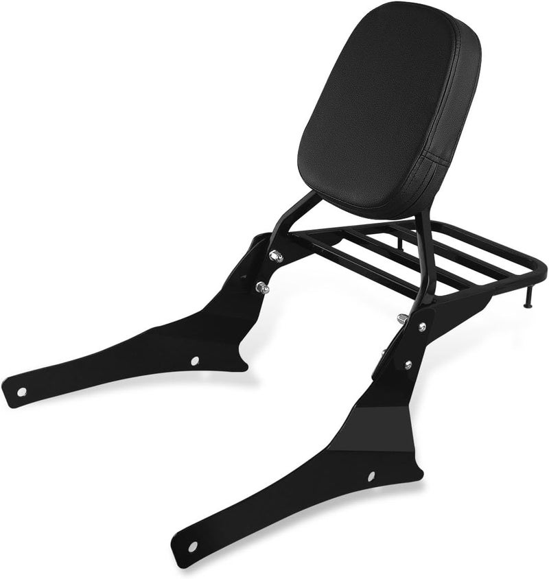 SWESGI Sissy Bar for Suzuki VL800 Boulevard C50 M50 Passenger Backrest with Luggage Rack (Black) - Image 5