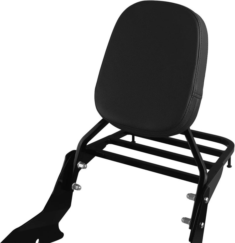 SWESGI Sissy Bar for Suzuki VL800 Boulevard C50 M50 Passenger Backrest with Luggage Rack (Black) - Image 4