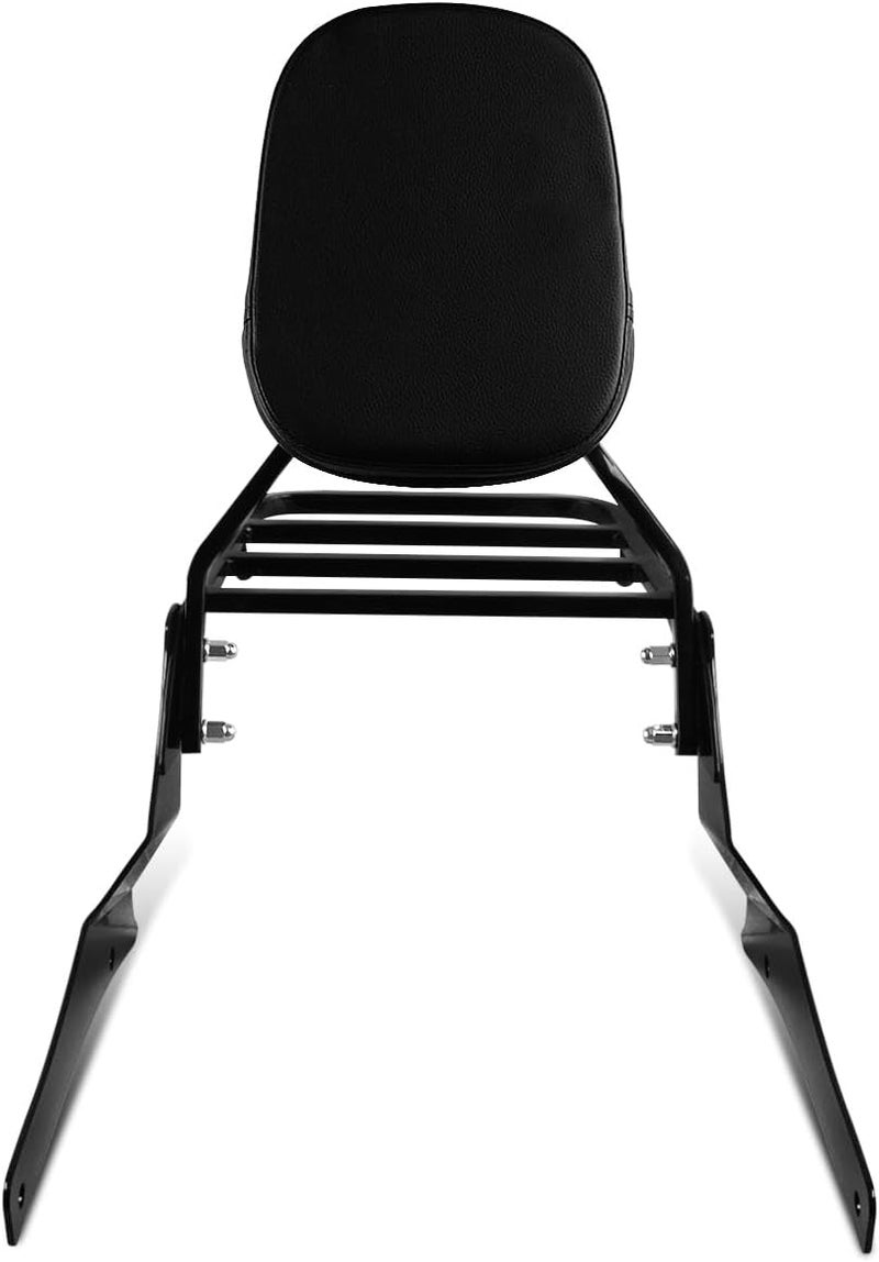 SWESGI Sissy Bar for Suzuki VL800 Boulevard C50 M50 Passenger Backrest with Luggage Rack (Black) - Image 2