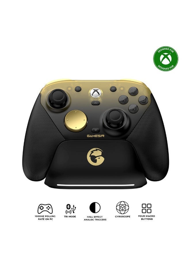 غايمز وحدة تحكم لاسلكية ثلاثية الأوضاع GameSir G7 Pro لجهاز Xbox والكمبيوتر والجوال - أومبري ذهبي - Image 2